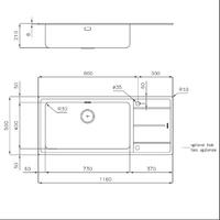 Pomivalno korito FOSTER Evo 3216 052 