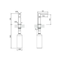 Dozirnik za milo FOSTER Evo Satin 8520 100