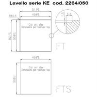 Pomivalno korito FOSTER KE Filotop 2264 050
