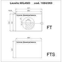 Pomivalno korito Foster Milano 1024 050