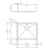 Pomivalno korito FOSTER Quadra 1215 050 