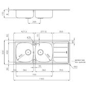 Pomivalno korito FOSTER S1000 1812 162 