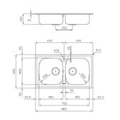 Pomivalno korito FOSTER S1000 1886 160 